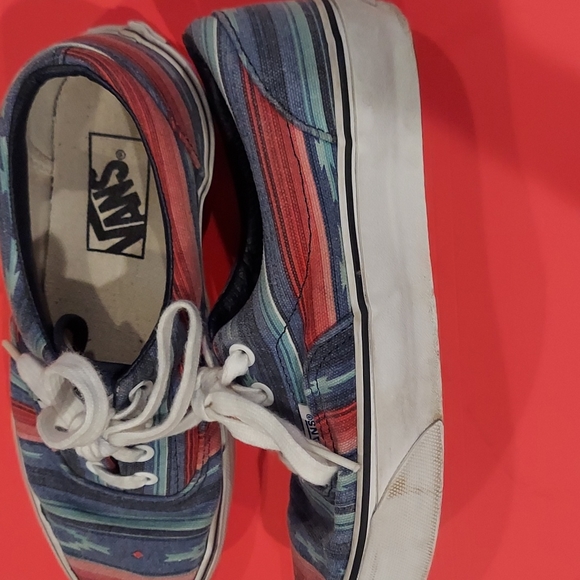 Vans Van Doren Striped Sneakers Sk8 Lo Aztec Skate Western - Picture 2 of 8